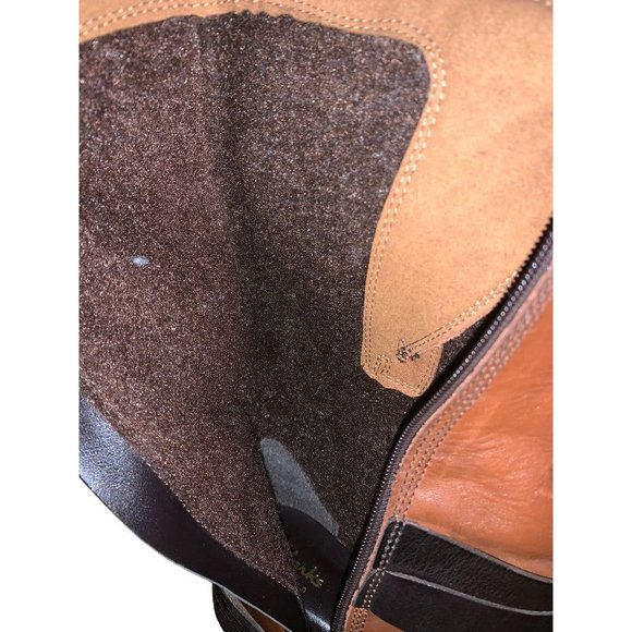 8.5M Clarks Artisan Rust Volara Melody Leather Boot Fleece Lined - Picture 7 of 9